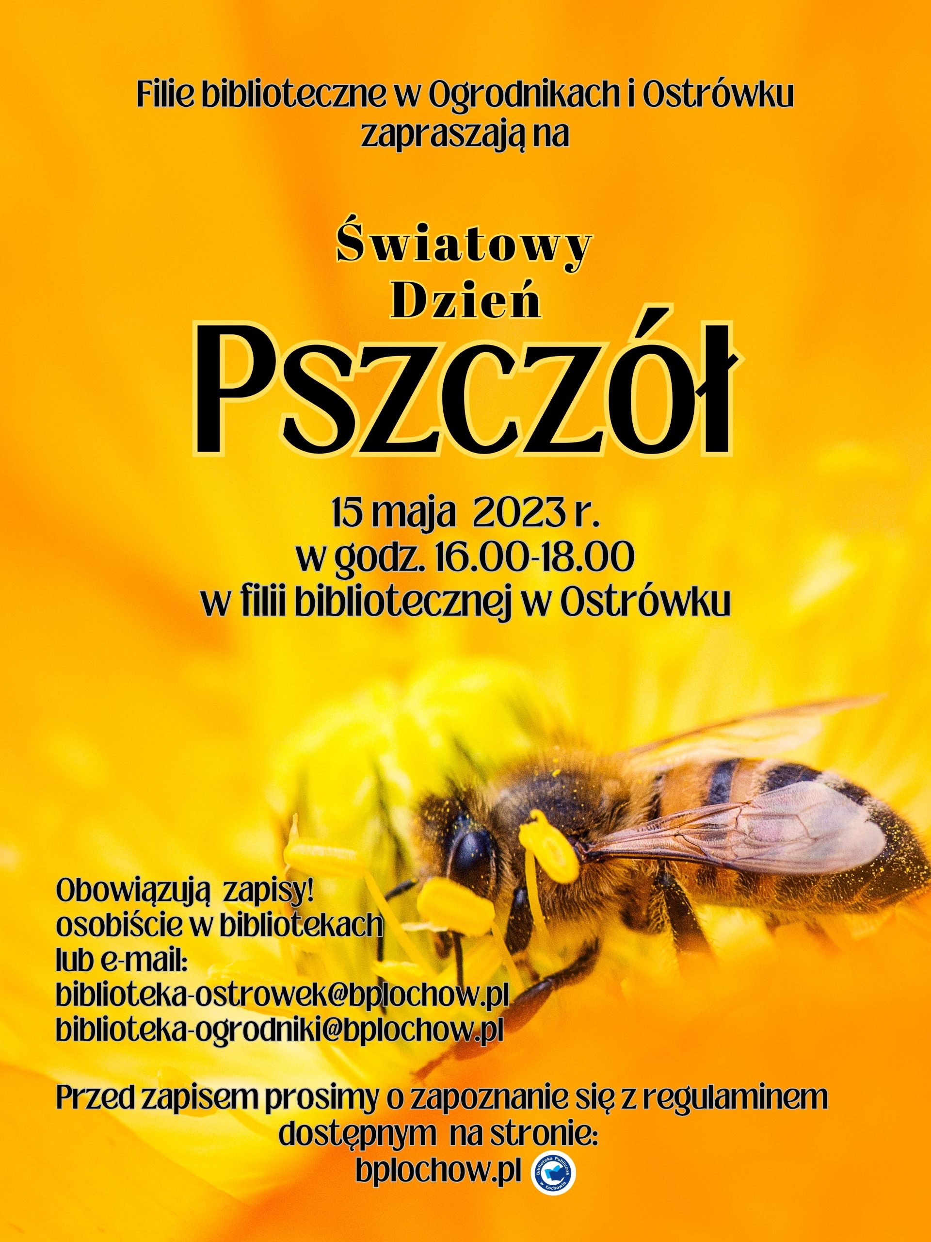 Spotkanie z pszczelarzem-zaproszenie.