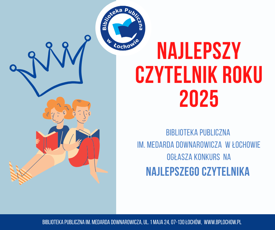 NAJLEPSZY CZYTELNIK 2025 ROKU – Konkurs