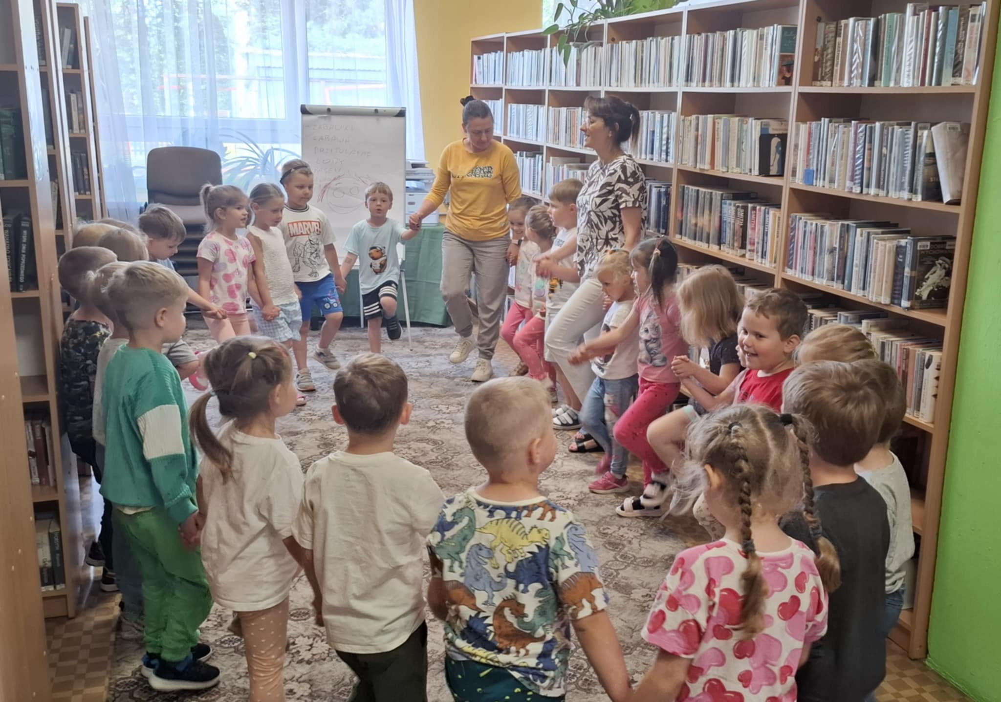 Bajkoterapia w bibliotce- relacja