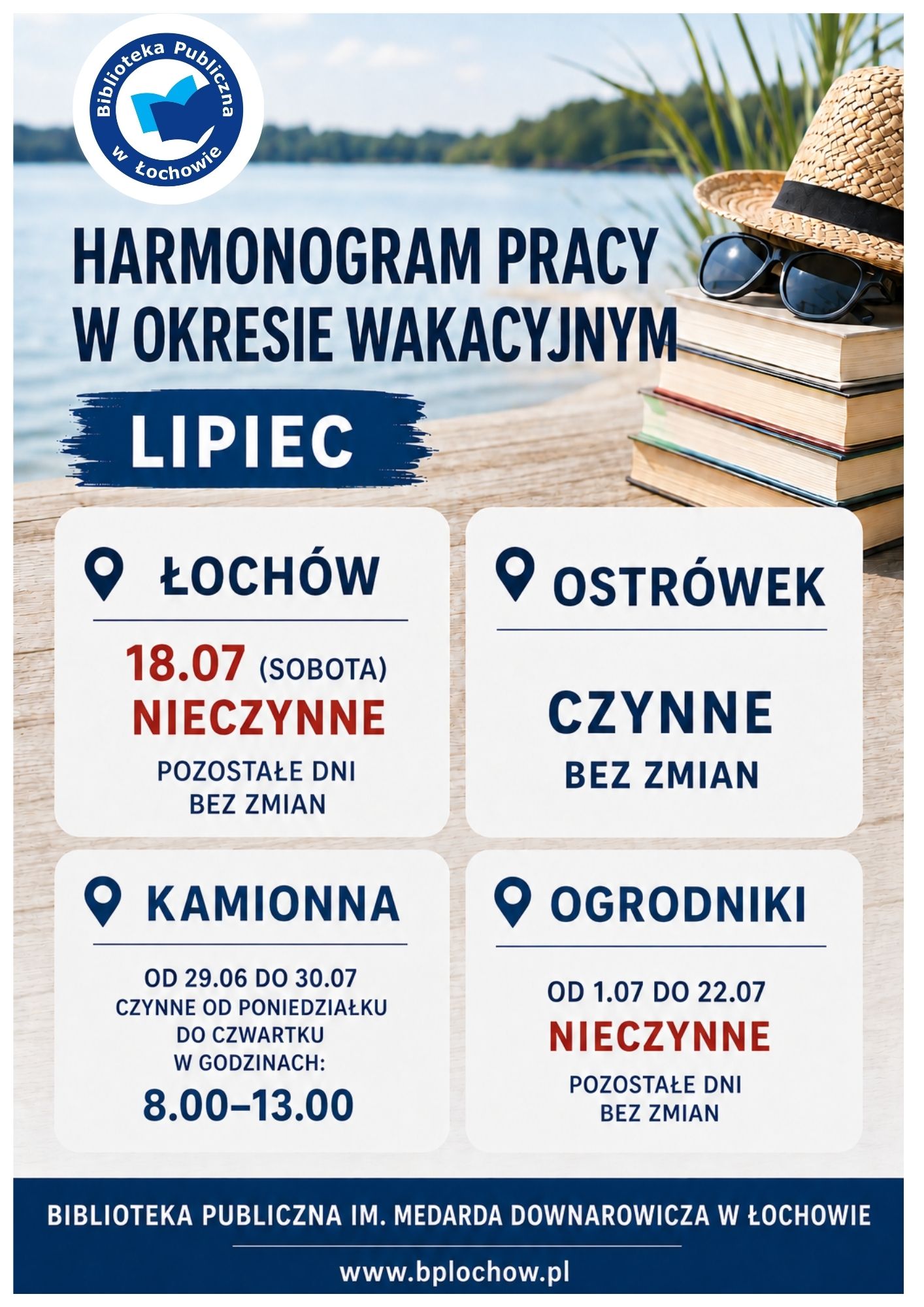 Harmonogram pracy LIPIEC