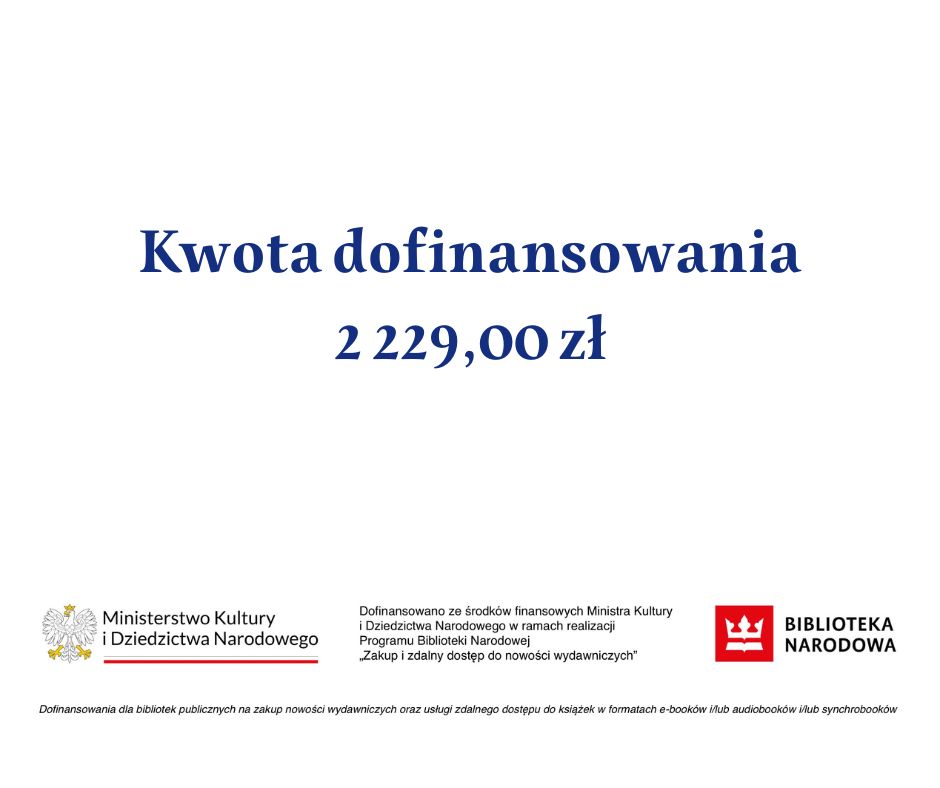 Dofinansowanie w ramach Programu własnego Biblioteki Narodowej „Zakup i zdalny dostęp do nowości wydawniczych” na rok 2026